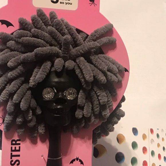 New Black Skully Rhinestone Eyes Microfibre Duster (I-9) - Picture 7 of 16